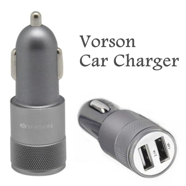 Mini double Ports USB, adaptateur de chargeur de voiture à charge rapide en alliage d'aluminium Mini double Ports USB, adaptateur de chargeur de voiture à charge rapide en alliage d'aluminium